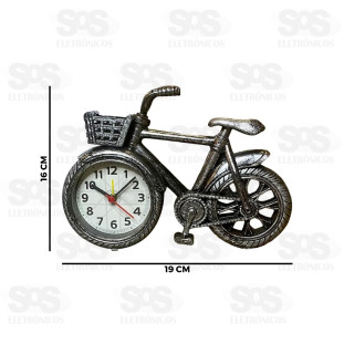 Relógio De Mesa Design Bicicleta Luatek ZB-4028