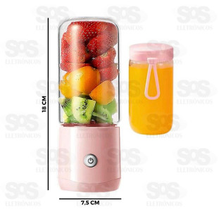 Liquidificador Portátil 380ML Tomate MAZ-125