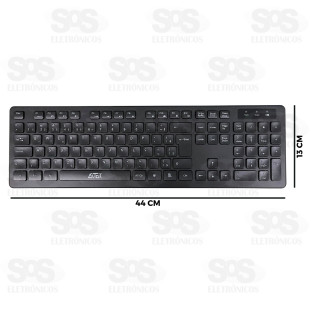 Kit Teclado e Mouse Sem Fio Aitek AKT-W111