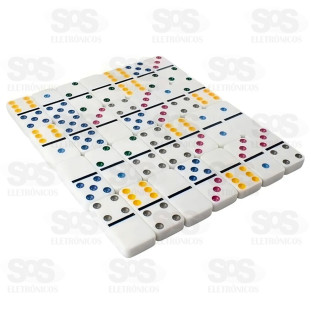 Dominó Peças Coloridas Luatek LK-5010F