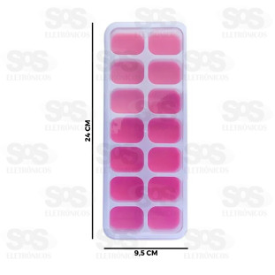 Forma de Gelo Com Tampa 14 Divisões HM-763