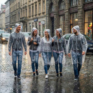 Capa de Chuva Transparente Descartável GC-008