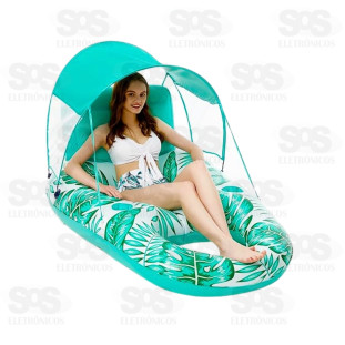 Boia Colchão Inflável Com Cobertura YQXL-FP19