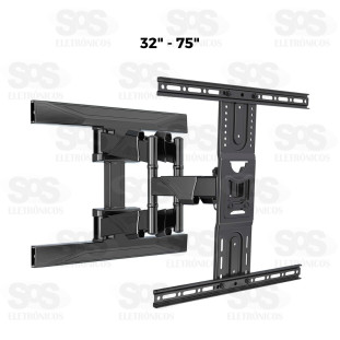 Suporte Articulado Para TV 32" à 75" XC-SP-74