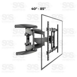 Suporte Articulado Para TV 40" à 85" XC-SP-75
