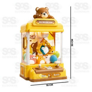 Mini Maquininha de Pegar Bichinhos Pelúcias XC-02/LC-019