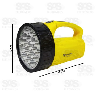 Lanterna LED Holofote Potente Recarregável DP-1706