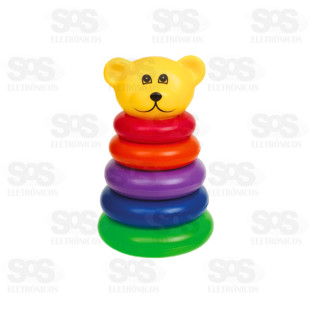 Brinquedo Didático Argolas Ursinho Pica Pau 581