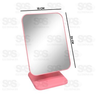 Espelho Retangular Maquiagem Top Útil TOP1497