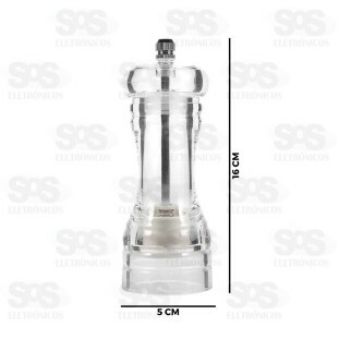 Moedor de Tempero Manual Acrílico Top Útil TOP2020