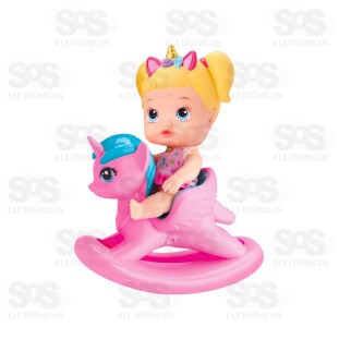 Boneca Little Dolls Balancinho Divertoys 8043