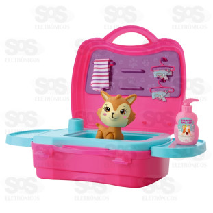 Kit Maletinha Pet Shop Raposinha Divertoys 8144