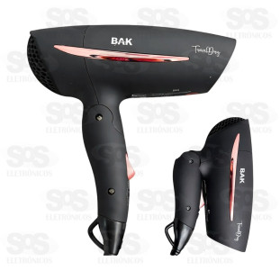 Secador De Cabelo Profissional Bivolt Bak BK-SC125VIA