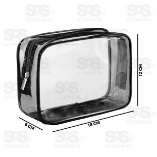 Necessaire Transparente 18x12CM TOP1693