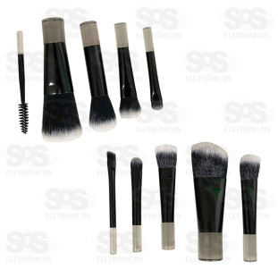 Kit Pincel de Maquiagem e Estojo B-Max BM-F1380