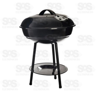 Churrasqueira Portátil de Aço 35CM Hai Brasil AIH1836A