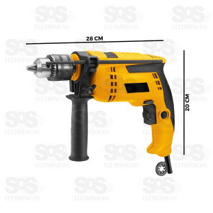 Furadeira e Parafusadeira Profissional 1000W B-Tek BT-DZ71