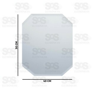 Espelho Adesivo Octagonal 50x40CM TOP2269