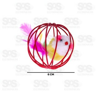 Brinquedo Ratinho na Bolinha TOPET0058