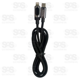 Cabo Turbo 27W Type C Para Lightning 120CM Basike CBO401