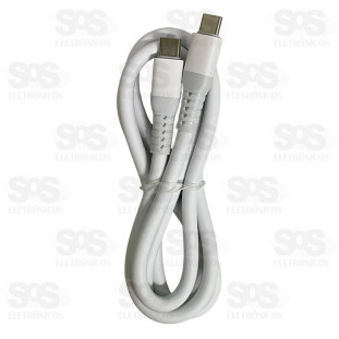 Cabo De Dados 65W Type C 1 Metro Basike CBO112