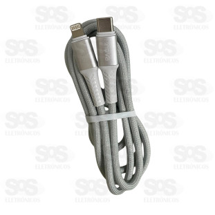 Cabo De Dados Type C Para Lightning 1 Metro Inova MD-13169