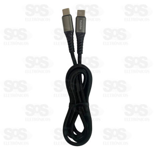 Cabo De Dados Turbo 65W Type C 1 Metro Basike CBO106