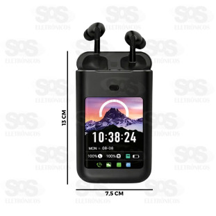 Fone de Ouvido Bluetooth Com Power Bank Eletromex EL-J60T