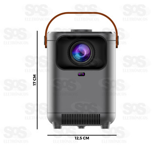 Projetor Smart WiFi Com Caixa de Som Eletromex EL-1826