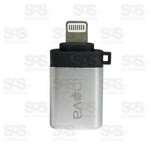 Adaptador OTG Iphone Para USB 3.0 Inova ZJT-30099
