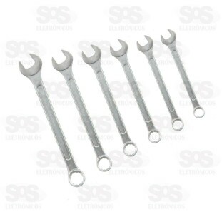 Kit Chave Combinada 8 a 17mm 6 Peças FBG 3214