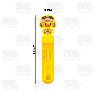 Kit Bolhas De Sabão Patinhos Com 3 Unidades Toy King TK-AB8204