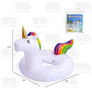 Boia Inflável Unicórnio 78CM Altomex AL-3722-S