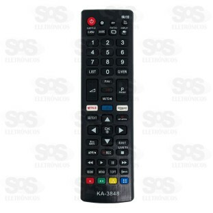 Controle Remoto LG Amazon/Netflix Kapbom KA-3848