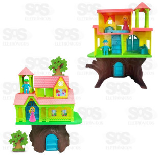 Casa Divertida Na Árvore Com 2 Andares  Homeplay 3908