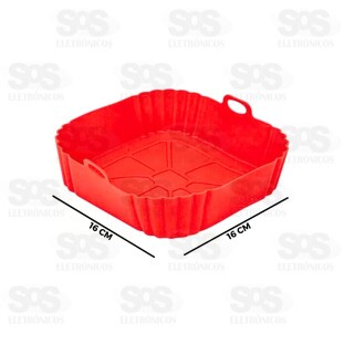 Forma De Silicone Para Air Fryer 16CM Top Útil TOP2162