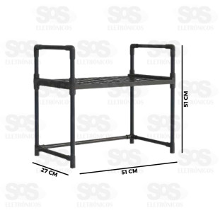 Prateleira Armazenamento 2 Níveis B-Max BM-F1312