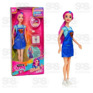 Boneca Blush Life Polibrinq MK4094