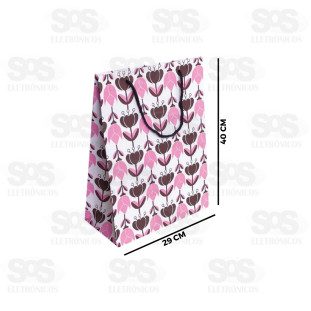 Sacola Decorada Grande Estampas Sortidas 6617