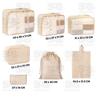 Kit Necessaire 7 Peças Top Útil TOP1721