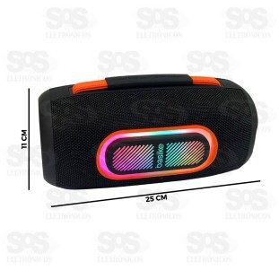 Caixa De Som Bluetooth 60W Basike BA-RAD191
