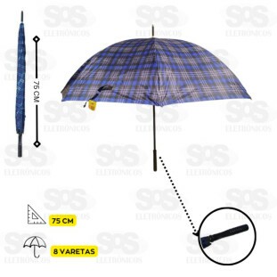 Guarda Chuva Portaria Xadrez 75CM FBG-4211