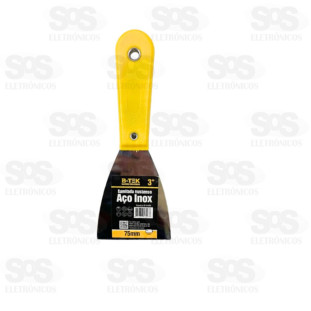 Espátula Aço Inox 3 Polegada B-Tek BT-439