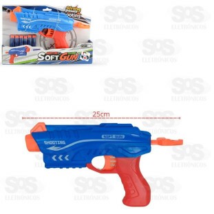 Super Pistola Lança Dardos Pica Pau 4543