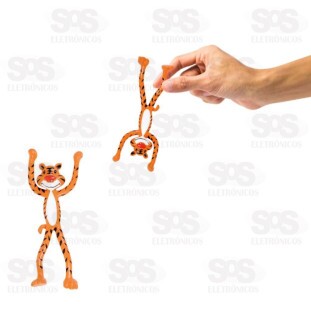 Animais da Selva Flexíveis 4 Modelos Toyng 52073