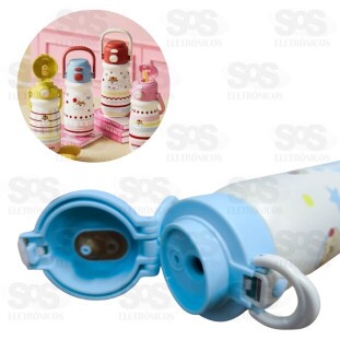 Garrafa Térmica Infantil 500ml Cores e estampas Variadas WU-546