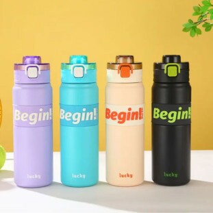 Garrafa Térmica Begin 600ml Cores Variadas WU-571