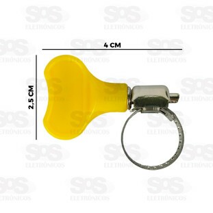 Abraçadeira Metálica Com Borboleta 10-16MM 50 Unidades TRY-6118