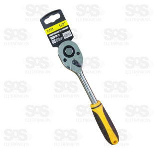 Chave Catraca Reversível 1/2 Aço Cromo B-Tek BT-616