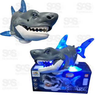 Tubarão Coleção Bate e Volta Ccom Música e Luz Toy King TK-AB6339